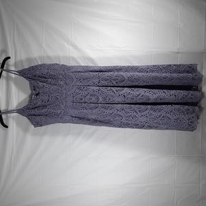 Elegant Lace Women’s Dress in Lavender